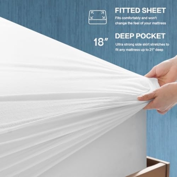 TASTELIFE King Size Waterproof Mattress Protector for Comfort