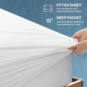 TASTELIFE King Size Waterproof Mattress Protector for Comfort