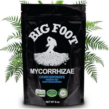 Big Foot Mycorrhizae Water Soluble Concentrate - 8oz Organic Growth Enhancer for Plants