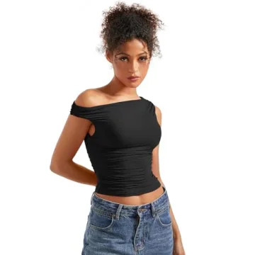 SUUKSESS Women Off Shoulder Tops for Trendy Outings