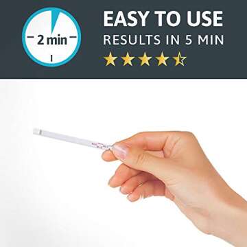 Highly Sensitive Breastmilk Alcohol Test Strips - Mother's Breast Milk Testing with Fast and Reliable Analysis with Graded Results - Keep Your Peace of Mind While Breastfeeding