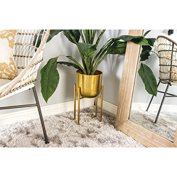CosmoLiving Gold Indoor Outdoor Planter Dome Set
