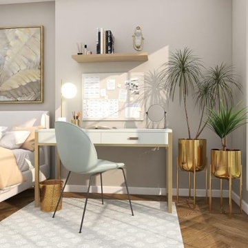 CosmoLiving Gold Indoor Outdoor Planter Dome Set