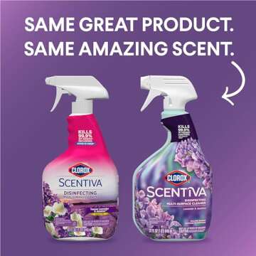 Clorox Scentiva Disinfecting Multi-Surface Cleaner - Lavender & Jasmine, 32 Fl Oz