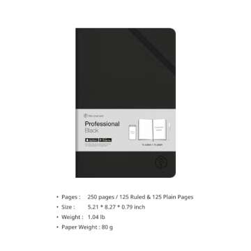 NeoLab N Hardcover Professional Notebook for use with Neo Smartpens for Writing, Sketching, Journali...