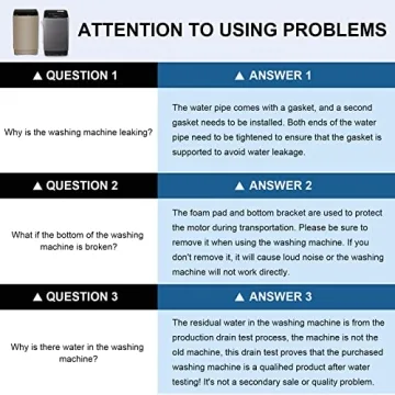 Compact ~ Full Automatic Washing Machine for RV & Apartment