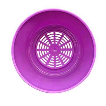 KINGLAKE 8 Pcs 4" Plastic Plant Flower Seedlings Nursery Pot/Pots Planter Colorful Flower Plant Container Seed Starting Pots with Pallet and Drainage Holes for Home Garden Flowers Plants,8 Colors