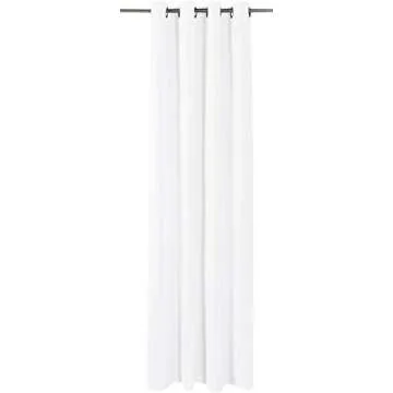 Amazon Basics Room Darkening 84 Inches Long, Blackout Window Curtains 2 Panels with Grommets, for Living Room and Bedroom, 52 x 84 Inches, White