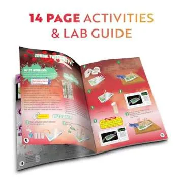 Playz Disgusting n' Gross Zombie Poop - DIY Stem Learning & Educational Science Kit for Kids Age 8 9 10 11 12 13+ Years Old with 34+ Experiment Tools - Kids Toys and Craft Activities for Boys & Girls