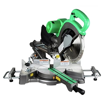 Metabo HPT 10-Inch Sliding Compound Miter Saw with Laser Guide and Electric Brake