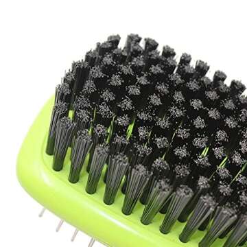 H&H Pets 2-in-1 Grooming Brush: Pin Slicker & Bristle