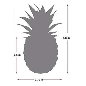 White Porcelain Pineapple Ananas Faux Plant Potted Artificial Succulent 7.8" Home Office Bathroom Tabletop Shelf Kitchen Decoration