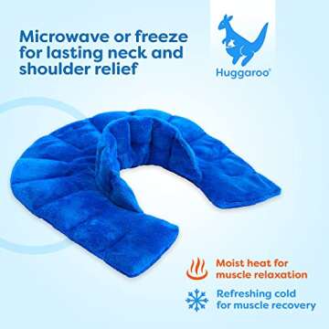 Huggaroo Microwave Heating Pad - Neck & Shoulders Relief