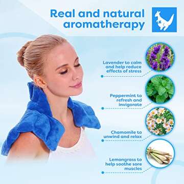 Huggaroo Microwave Heating Pad - Neck & Shoulders Relief