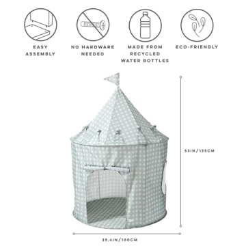 3 Sprouts Kids Play Tent - Eco-Friendly Indoor Adventure