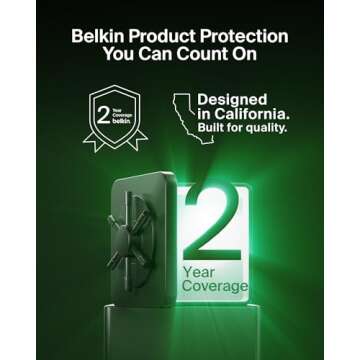 Belkin RockStar Lightning Audio Cable and Charger for iPhone 14, 13, 12, 11, 10 - White