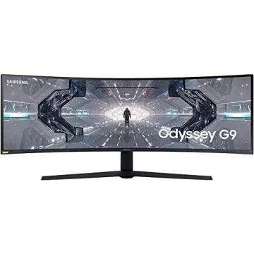 Samsung Odyssey G9 49-Inch Gaming Monitor 240Hz QLED | Curved 1000R Display