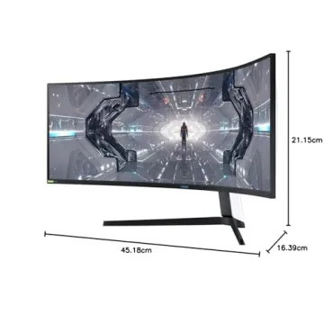Samsung Odyssey G9 Gaming Monitor 49" - 240Hz Curved QLED Display