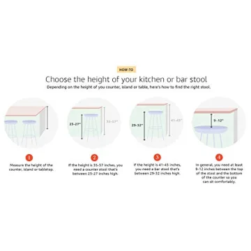 DHP Luxor 30" Antique Bronze Bar Stools Set of 2