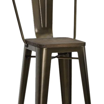 DHP Luxor 30" Antique Bronze Bar Stools Set of 2