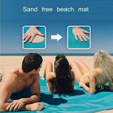 Lopie Sand Proof Blanket Waterproof Large Beach Mat