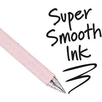 Jinja Brands Pink Gel Cute Pens - 0.5mm Fine Point, Smooth Writing, Perfect for School & Office Supp...