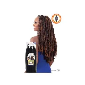 Freetress Braids 3X PRE FLUFFED WATER POPPIN TWIST 28 (3-PACK, 1B)