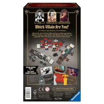 Ravensburger Disney Villainous: Perfectly Wretched - Strategy Board Game for Ages 10 & Up | Stand-Alone & Expansion Game | Winner of The 2019 Toy of The Year Award