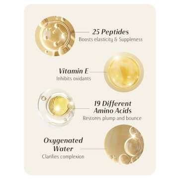 DR.PEPTI Peptide Volume Lifting Pro Essence | Hyaluronic Acid Face Serum for Glowing Skin | Korean Skincare Essence Collagen Serum for Face | K Beauty Hydrating Serum Facial Essence 1.01 fl oz