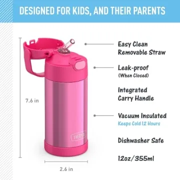 THERMOS FUNTAINER Kids Water Bottle - 12 Ounce Insulated