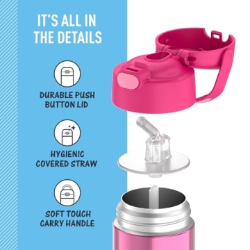 THERMOS FUNTAINER Kids Water Bottle - 12 Ounce Insulated