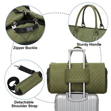 Modoker Waterproof Garment Duffel Bag for Women