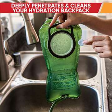 CleanHike Cleaning Tablets for Hydration Pack Care - 30 Count