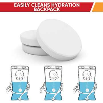 CleanHike Cleaning Tablets for Hydration Pack Care - 30 Count