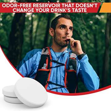 CleanHike Cleaning Tablets for Hydration Pack Care - 30 Count