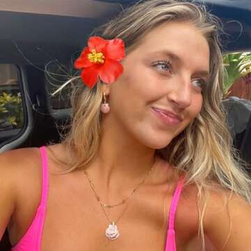 4Pcs Hawaiian Flower Hair Clips for Women,Plumeria Hibiscus Hair Clips Rose Hair Barrettes 3.5 Inch Artificial Flower Clips,Hair Accessories for Vacation Beach Party, Boho Clips for Girls Wedding