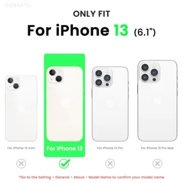 ORNARTO iPhone 13 Liquid Silicone Case - Durable & Stylish