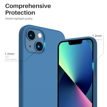 ORNARTO iPhone 13 Liquid Silicone Case - Durable & Stylish