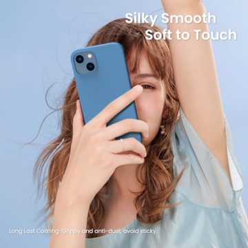 ORNARTO iPhone 13 Liquid Silicone Case - Durable & Stylish