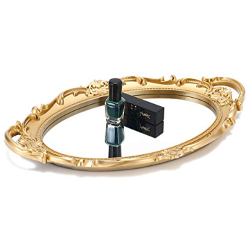 Sooyee Gold Mirror Tray - Elegant Decorative Home Accessory