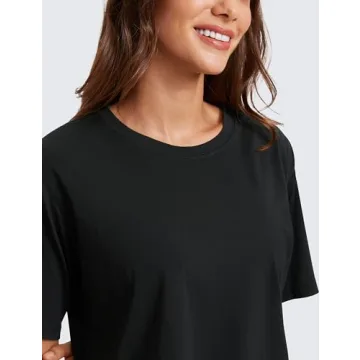 CRZ YOGA Women's Soft Crop Top - Stylish and Breathable