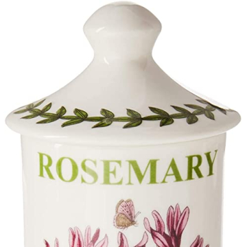 Portmeirion Botanical Spice Jars Set with Labels