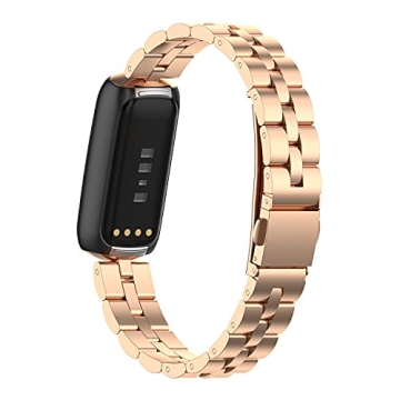 FitTurn Fitbit Luxe Elegant Adjustable Metal Bands