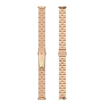 FitTurn Fitbit Luxe Elegant Adjustable Metal Bands