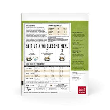 The Honest Kitchen Human Grade Dehydrated Grain Free Dog Food - Complete & Balanced Meal or Topper -...