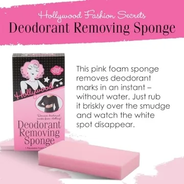 Hollywood Fashion Secrets Deodorant Removing Sponge  Reusable Stain Eraser