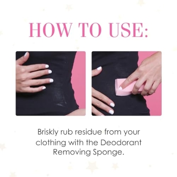 Hollywood Fashion Secrets Deodorant Removing Sponge  Reusable Stain Eraser