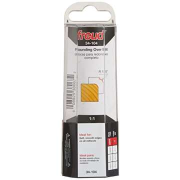 Freud 34-104 1/8" Radius Router Bit for Precision Woodworking
