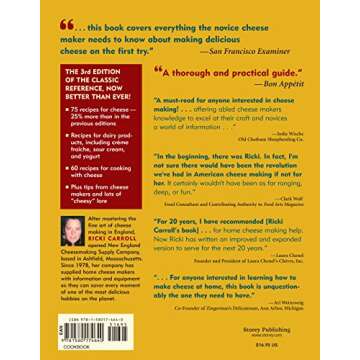 Home Cheese Making: Recipes for 75 Homemade Cheeses
