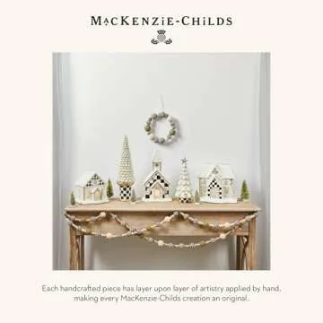 MACKENZIE-CHILDS Farmhouse Icing Large Tabletop Christmas Tree